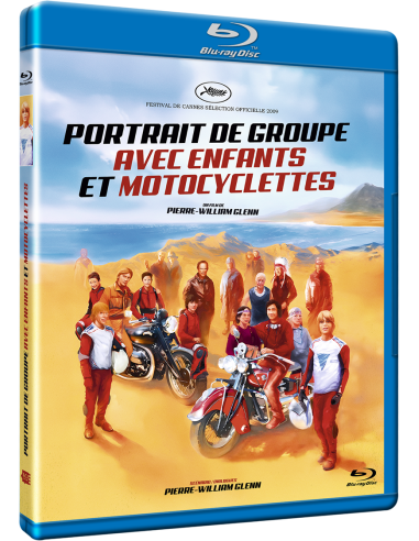 Portrait de Groupe avec enfants et Motocyclettes - BD